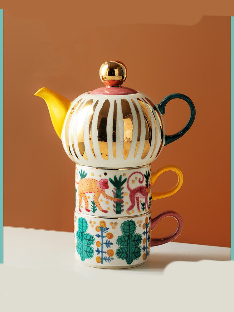 Housewife Teapot Tea Household Cup Set