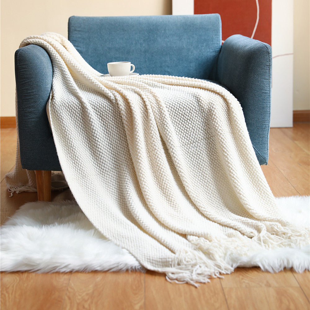 Sofa Cover Cover Blanket Blanket Pineapple Plaid Knitting