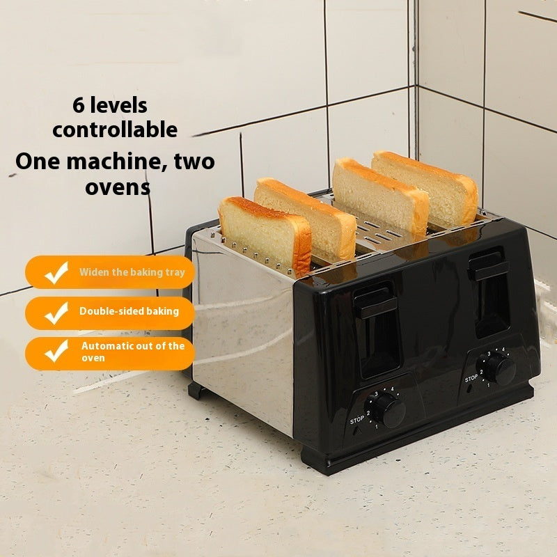 Home Breakfast Bread Maker Toaster One Machine Double Roast