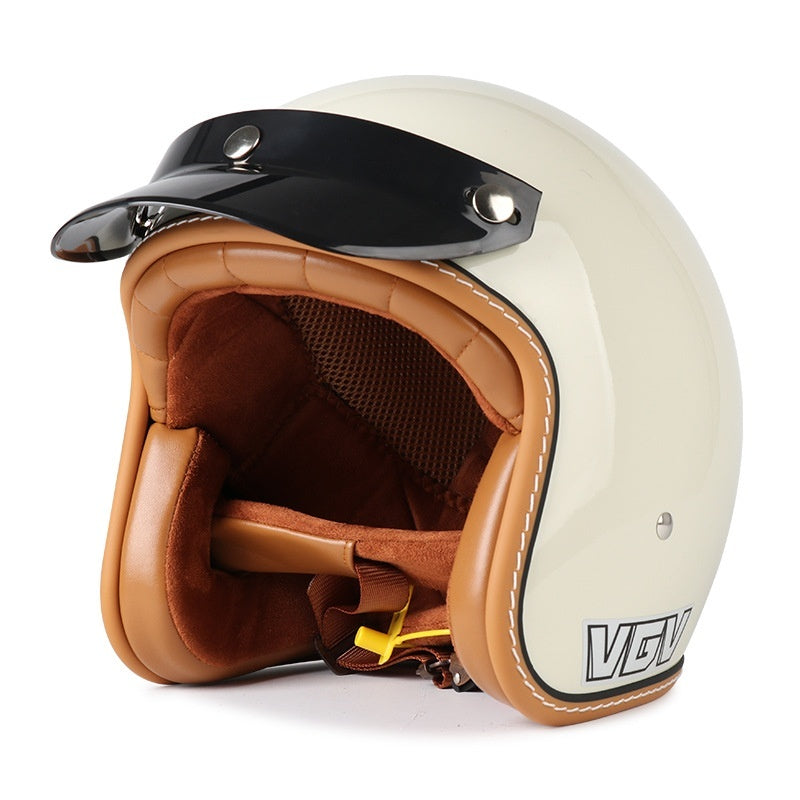 Casque de moto 3C certifié Rétro Voiture électrique