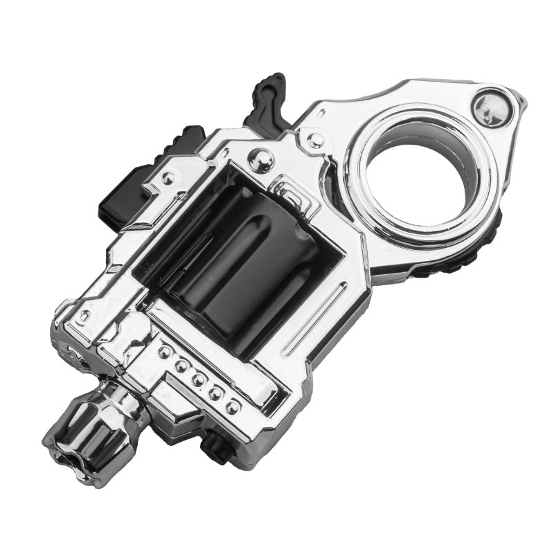 Agent Left Wheel Bailiff Gift Box Gun Toy Ring Soft Bullet Gun Boy Toy Model