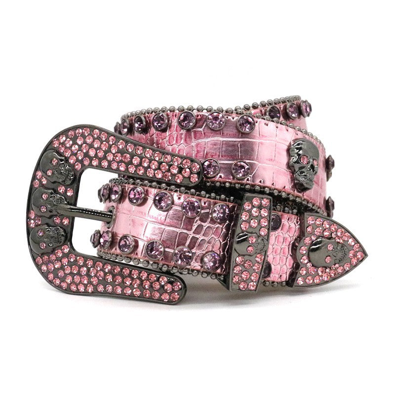 Fashion Personality Diamond Belt Gun Color