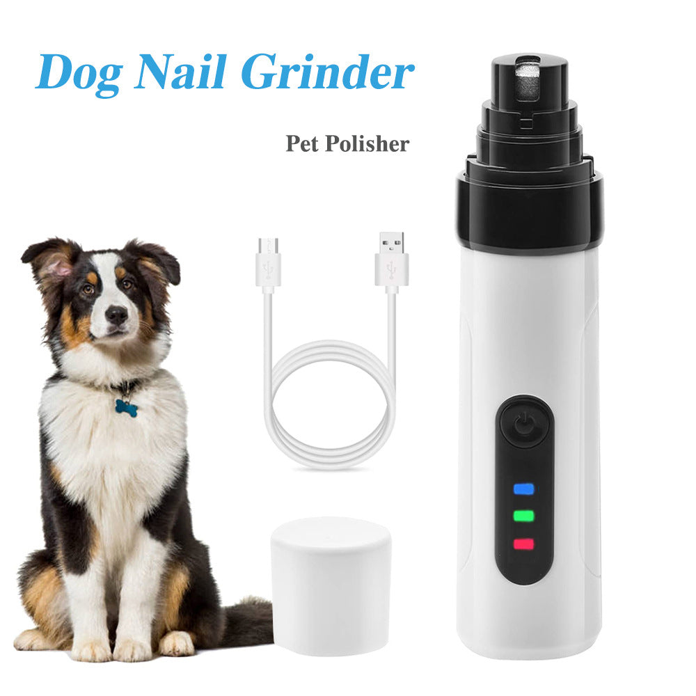 Coupe-ongles électriques pour chiens, meuleuses, rechargeables USB, outils de toilettage silencieux pour chats et animaux de compagnie