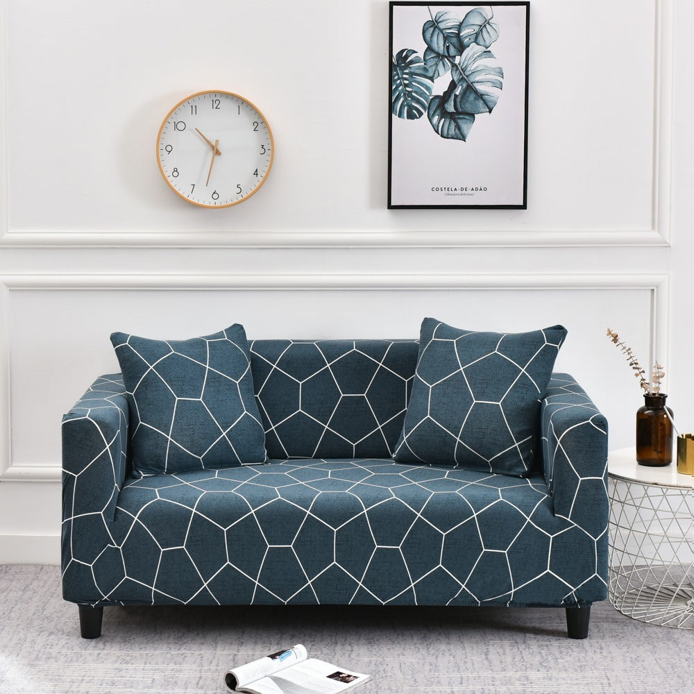 Stretch Sofa Cover All-inclusive Non-slip Three-seat Sofa Cushion Cover Cloth Sofa Towel Full Covered Household Dust Cover