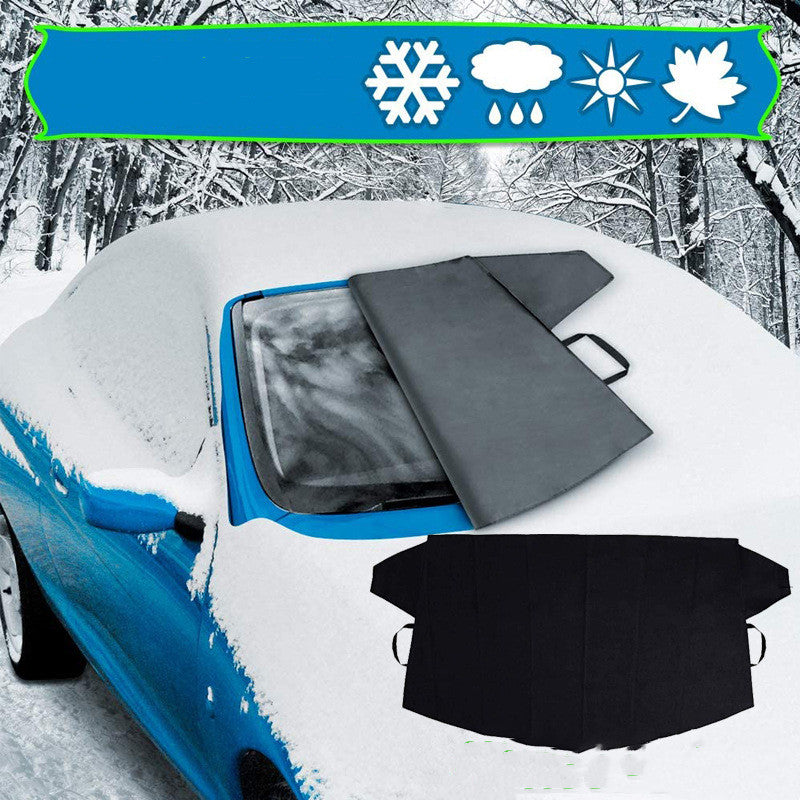 Car Thickening Waterproof Warm Windshield Cover