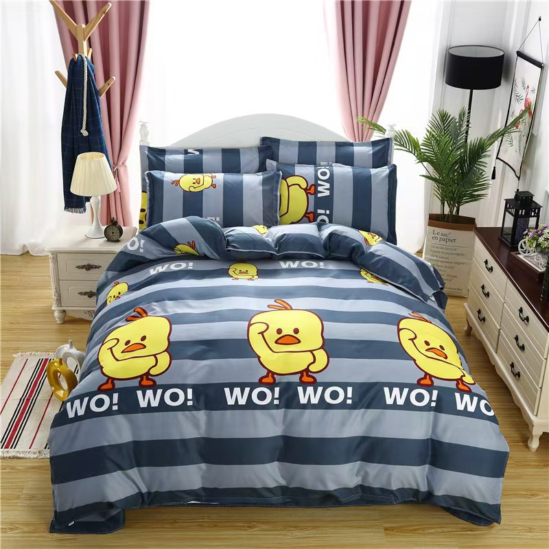 Bedding Pillowcase-piece Quilt Cover Bed Four-piece Set