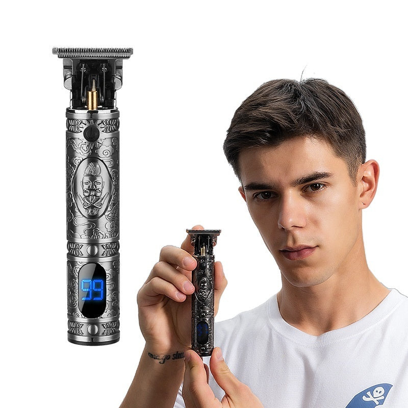 T9 Buddha Head Dragon And Phoenix Hair Clipper Electric Clipper Oil Head