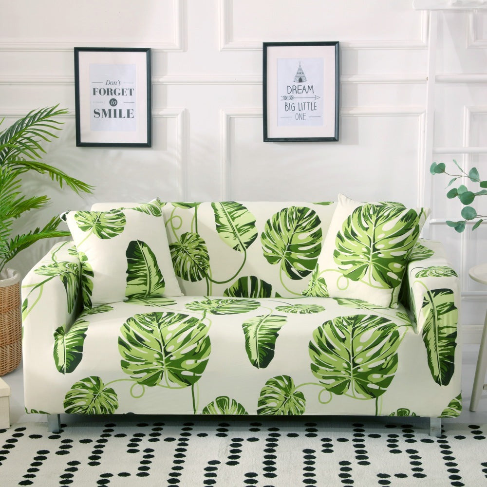 Stretch Sofa Cover All-inclusive Non-slip Three-seat Sofa Cushion Cover Cloth Sofa Towel Full Covered Household Dust Cover