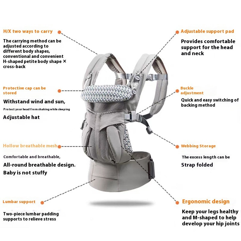 Multifunctional Baby Carrier Waist Stool