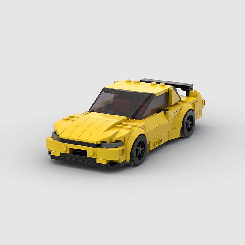 Skyline Sports Car Racing R32 Moc Small Particles Educational Education