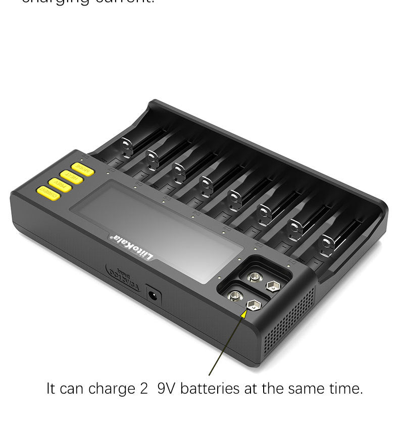 Lithium Ion 3.7V NiMH 1.2V LiFePO4 3.2V Charger Car Charger