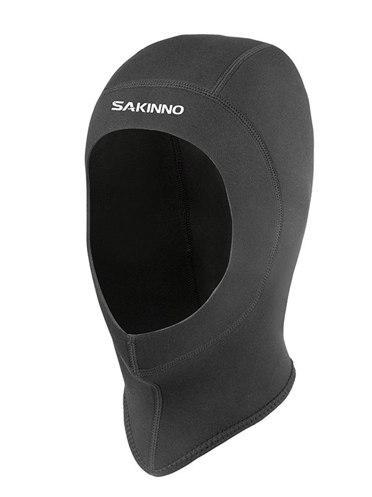 Cagoule de plongée anti-froid et anti-méduse, bonnet de bain épaissi pour le surf et la plongée avec tuba
