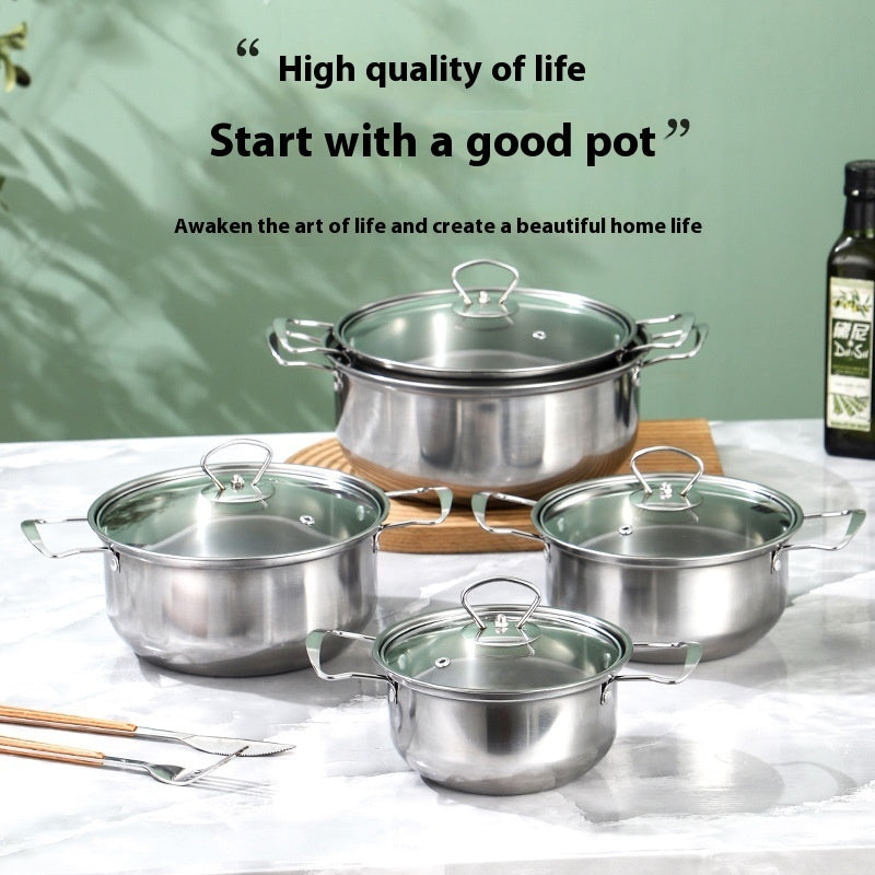 Soup Pot Steamer Combination Suit Induction Cooker Universal