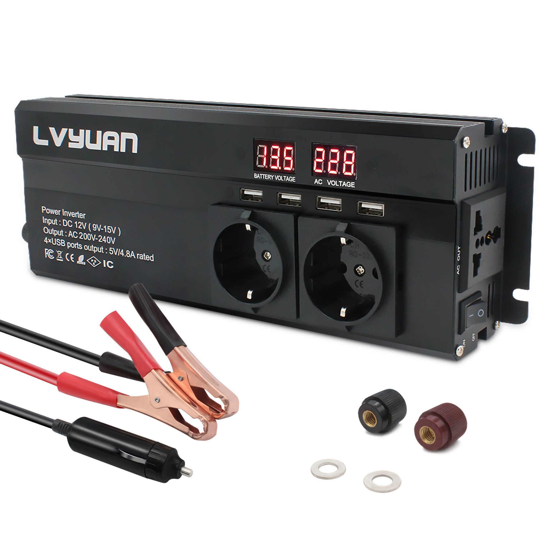 Multifunctional Power Strip Vehicle Converter Inverter