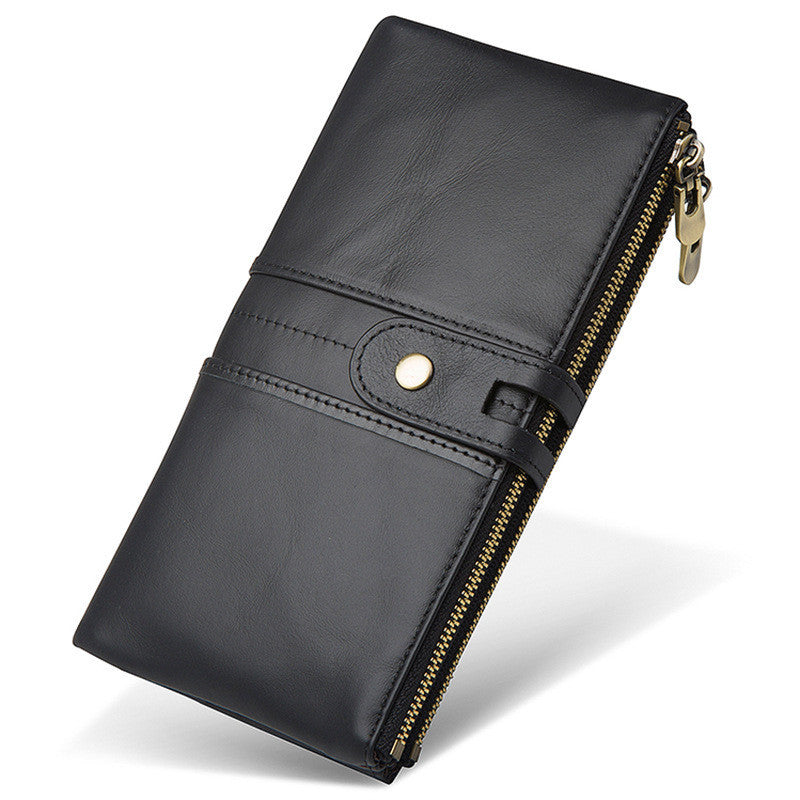 Really Multi-card Leather Men's Wallet Business Casual Long