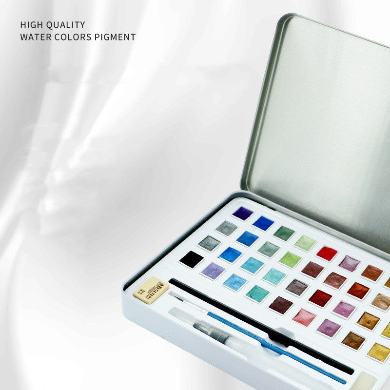 Solid Pearlescent Watercolor