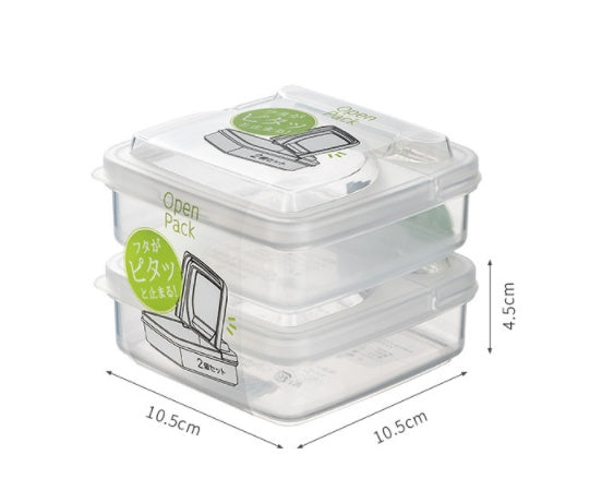 Japanese-style Cheese Slice Storage Box Refrigerator Flip