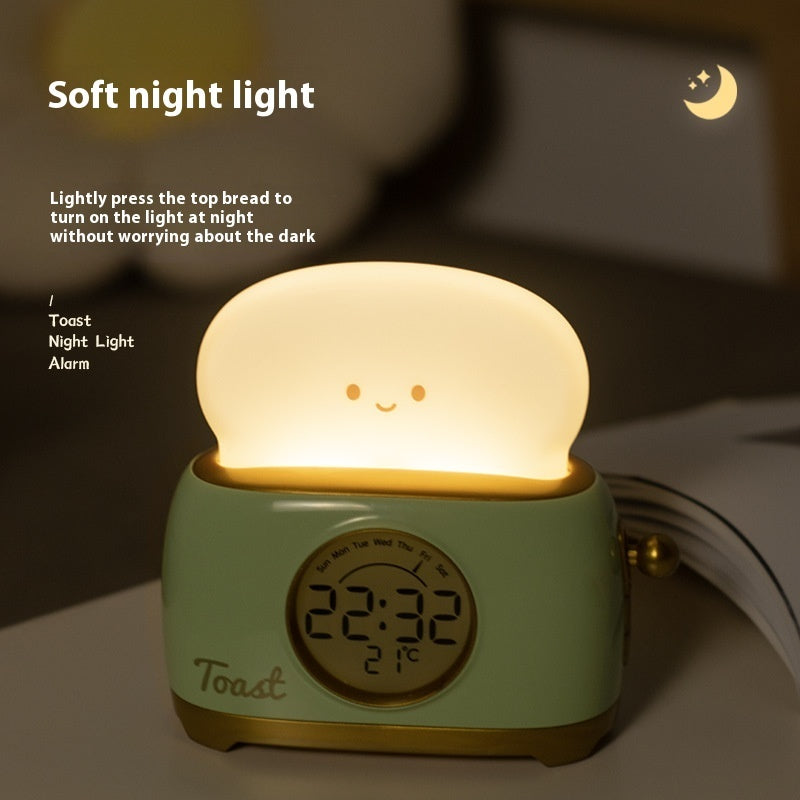 Bread Maker Alarm Clock Small Night Lamp Student