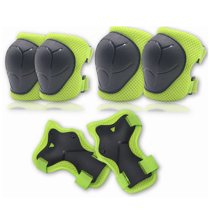 Six-piece Set Of Bicycle And Skateboard Protective Gear For Adults And Children