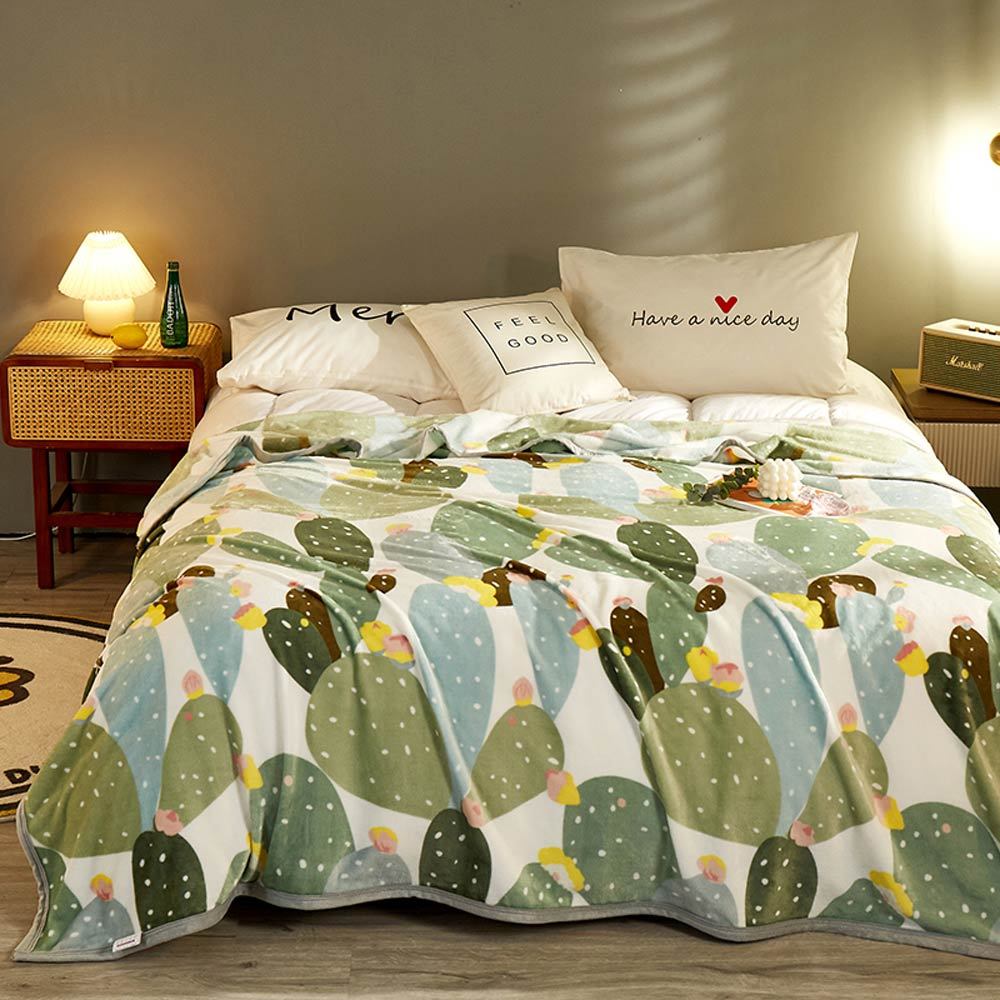 Autumn And Winter Thickened Single And Double Flannel Blanket