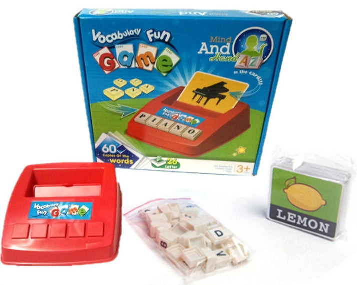 Machine à cartes alphabet anglais, jouets éducatifs pour enfants, outils pédagogiques, apprentissage du pinyin, mots anglais, plateau d'alphabétisation par l'image