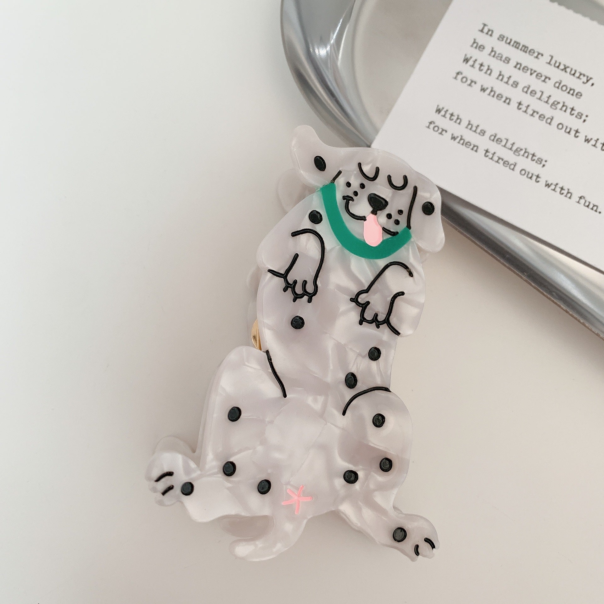 Women's Acetate Hairpin French Shark Clip