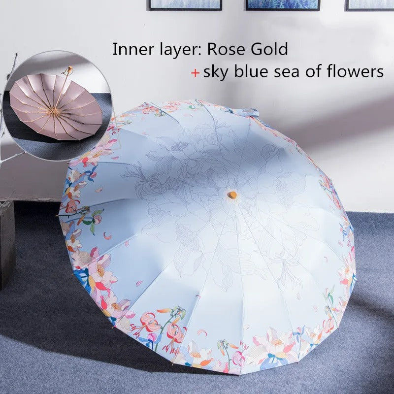16-bone Reinforced Wind-resistant Umbrella