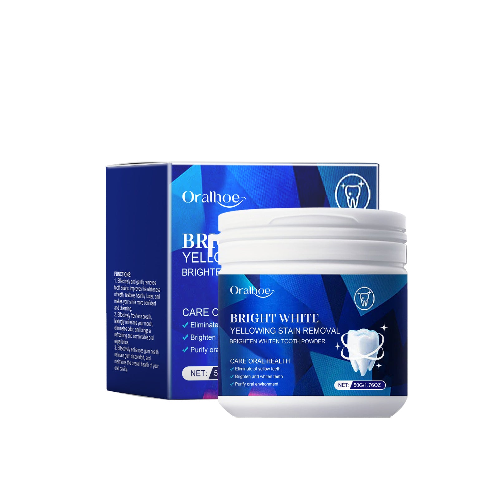 Mint Toothpowder Mild Ingredients Clean Teeth Stains Clean Care