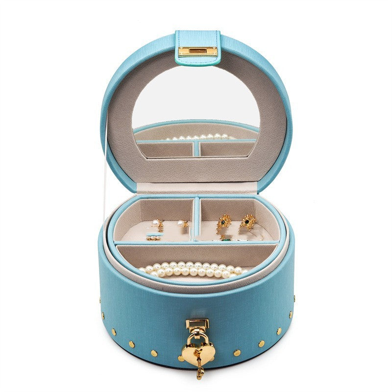 Creative High-end PU Leather Jewelry Storage Box