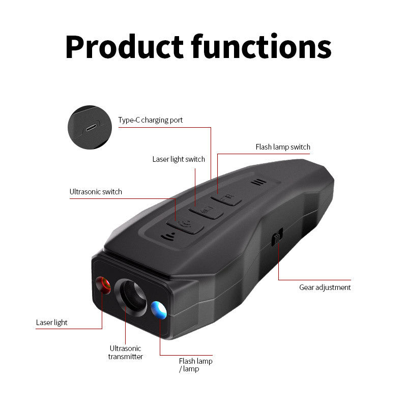 Animal Portable Ultrasonic Barker Hand