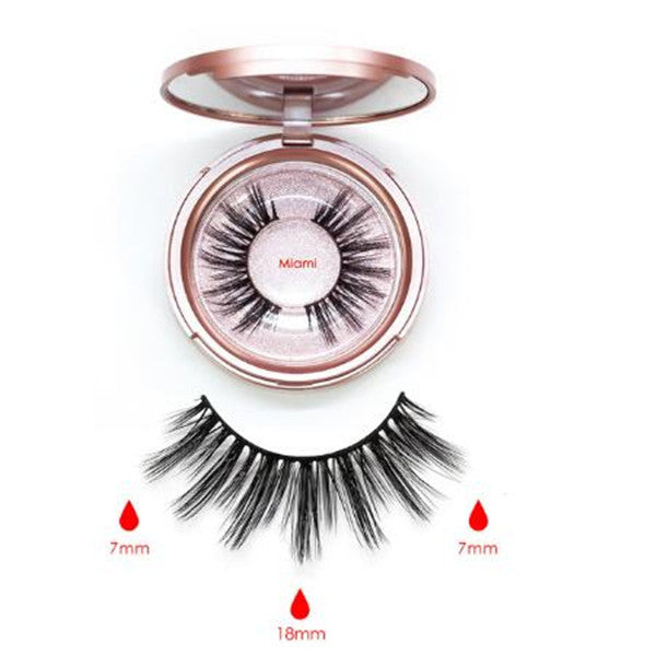 Five magnetic false eyelash set