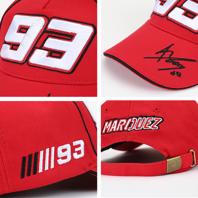 Men's Motorcycle Racing Fan No. 93 Baseball Cap