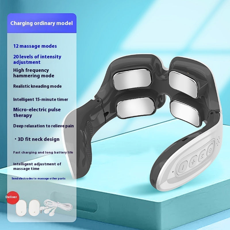 12 Head Cervical Vertebra Heating Massager