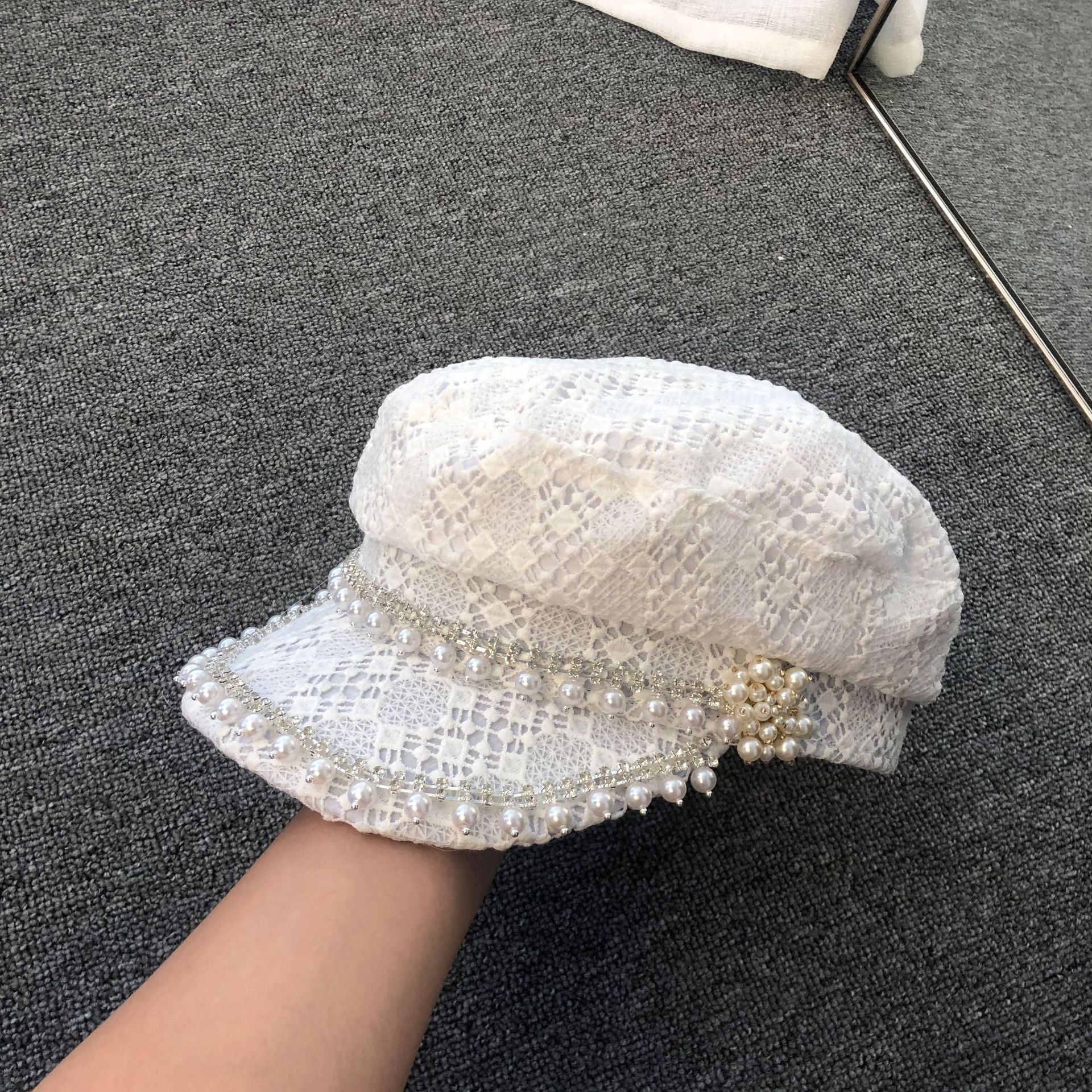 Fragrant Pearl Lace Cap