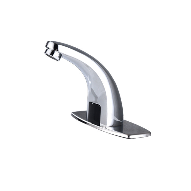 AC and DC dual-purpose induction single cold faucet