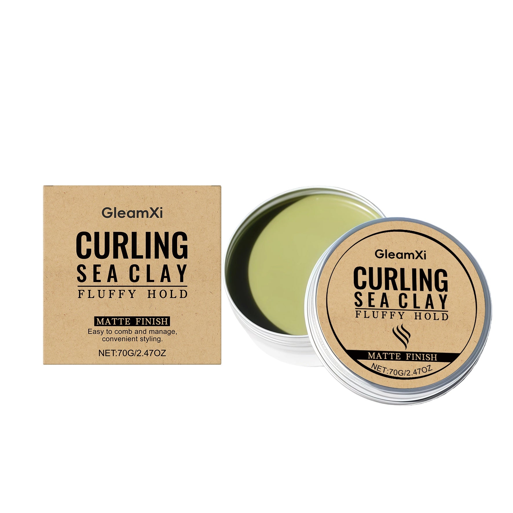 Curly Hair Styling Clay