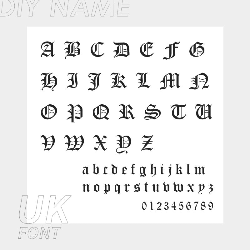 Bijoux personnalisés en acier inoxydable 316L, bracelet de cheville avec nom et alphabet anglais