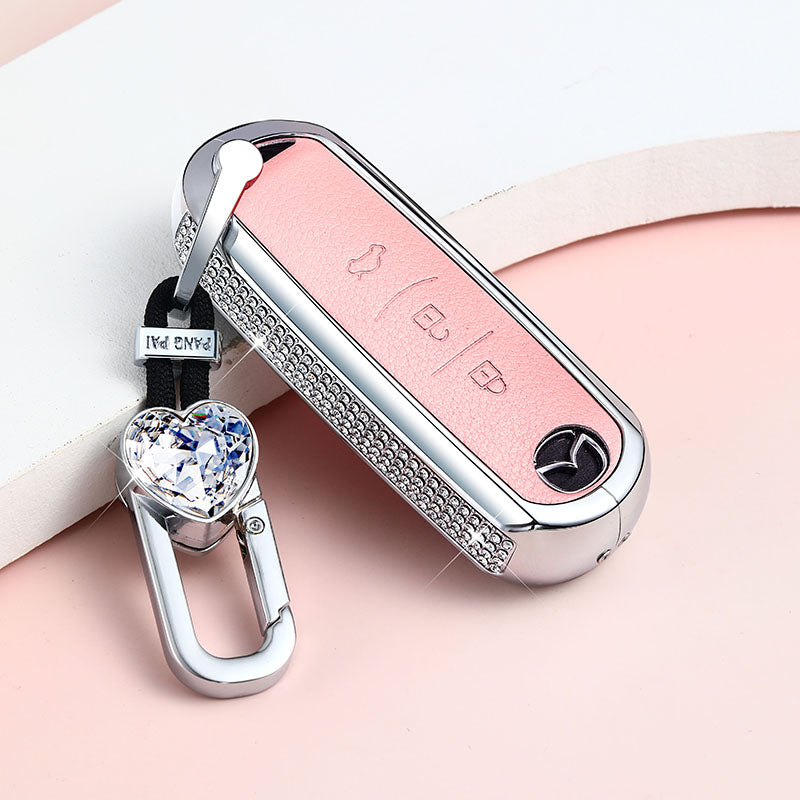 Diamond-encrusted Car Key Case Buckle Bag