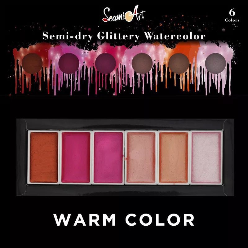 Pearl gouache solid watercolor pigment