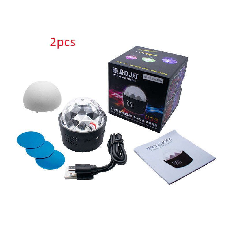 Fashion Personality Atmosphere Light Usb Charging Car
