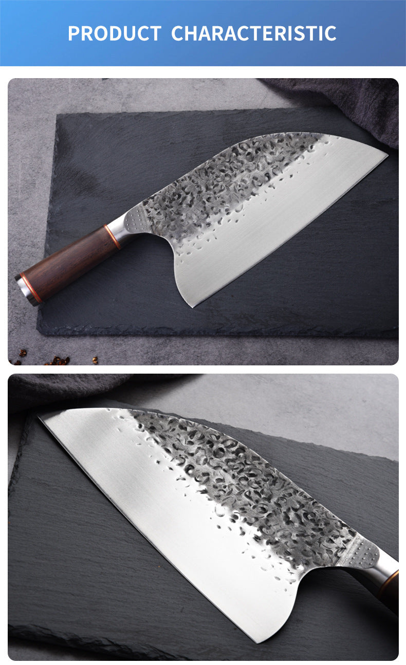 Ebony Hand Meat Cleaver