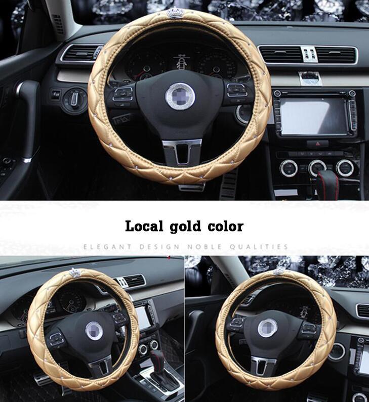 Car Steering Wheel Cover DAD Crown Diamond