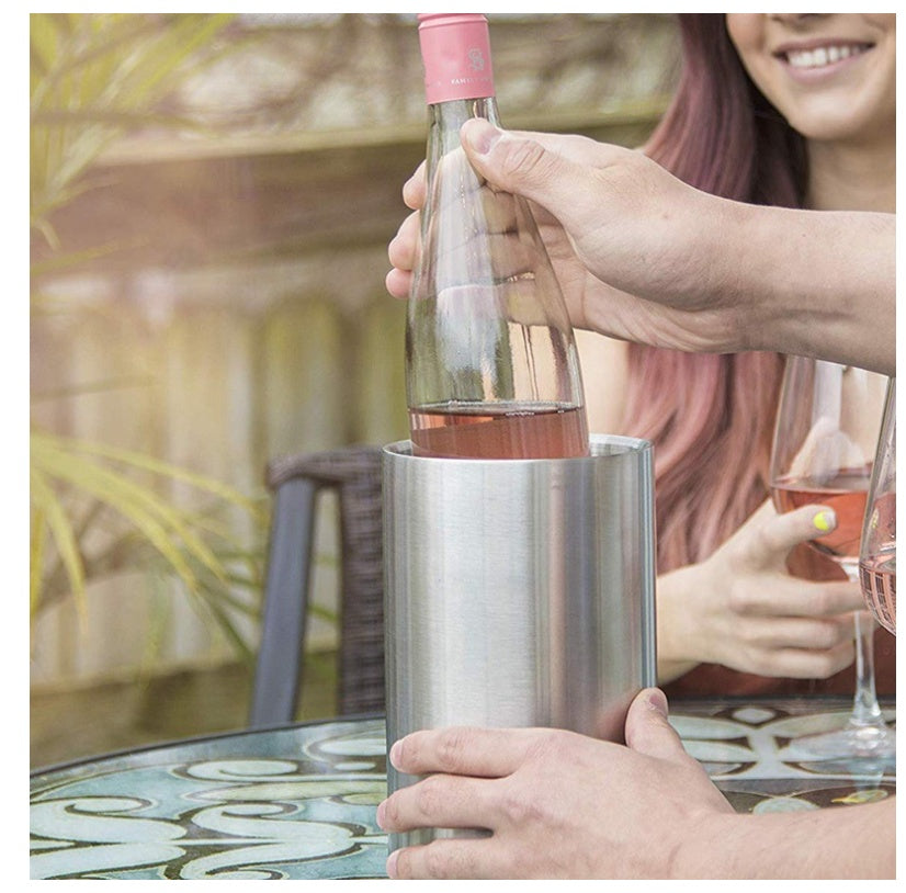 Double deck home bar beer wine cooler ice bucket