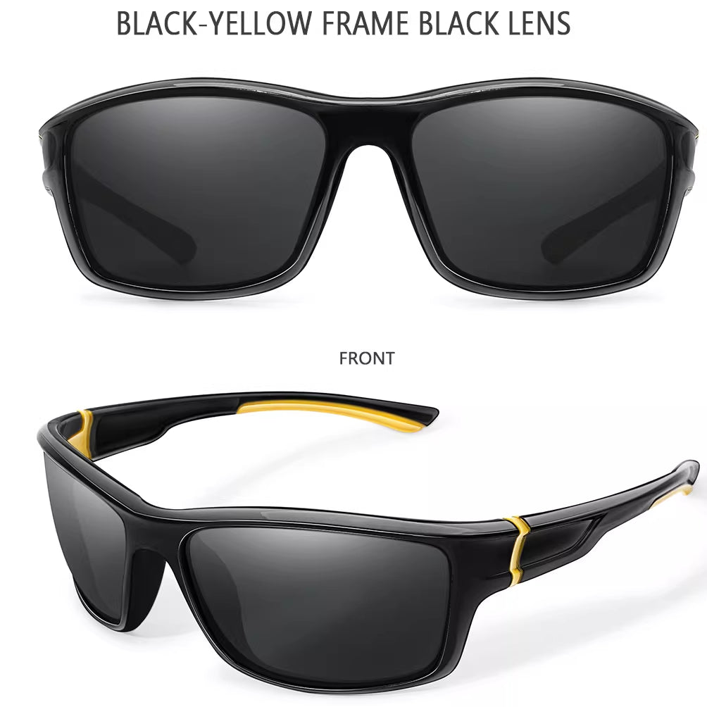 Luxury Square Vintage Polarized Sunglasses For Men Women
