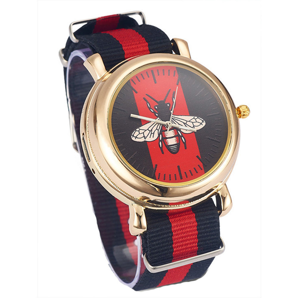 Cigarette Lighter Quartz Canvas Watch