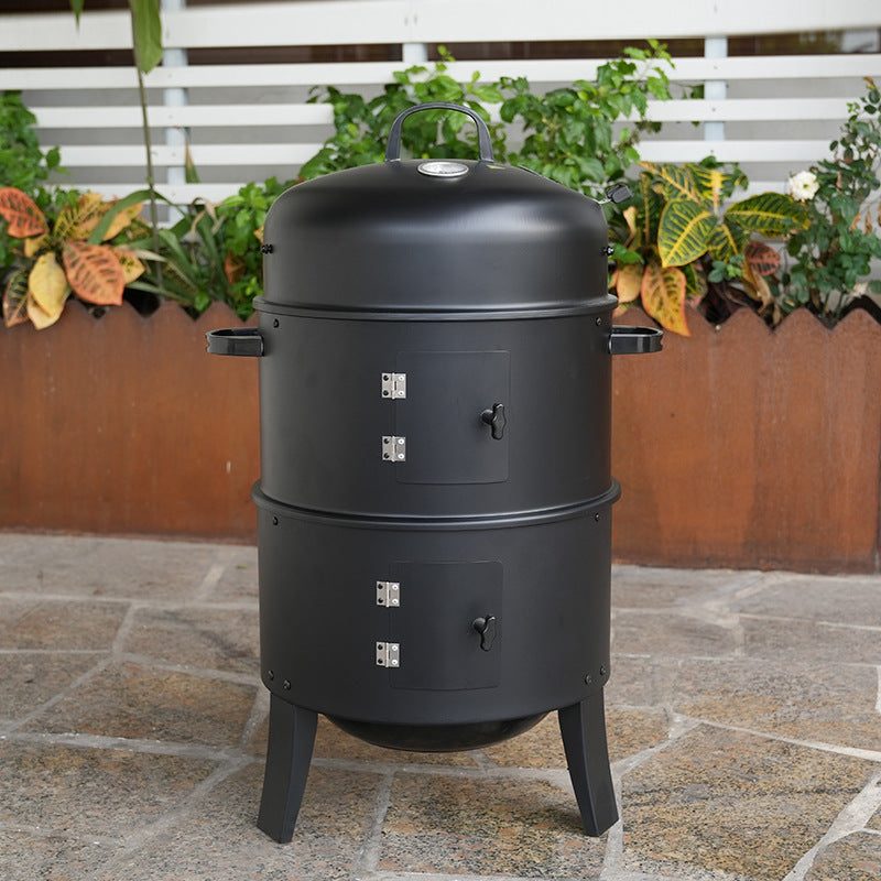 3-in-1 Smoke Oven Outdoor Smoked Barbecue Grill