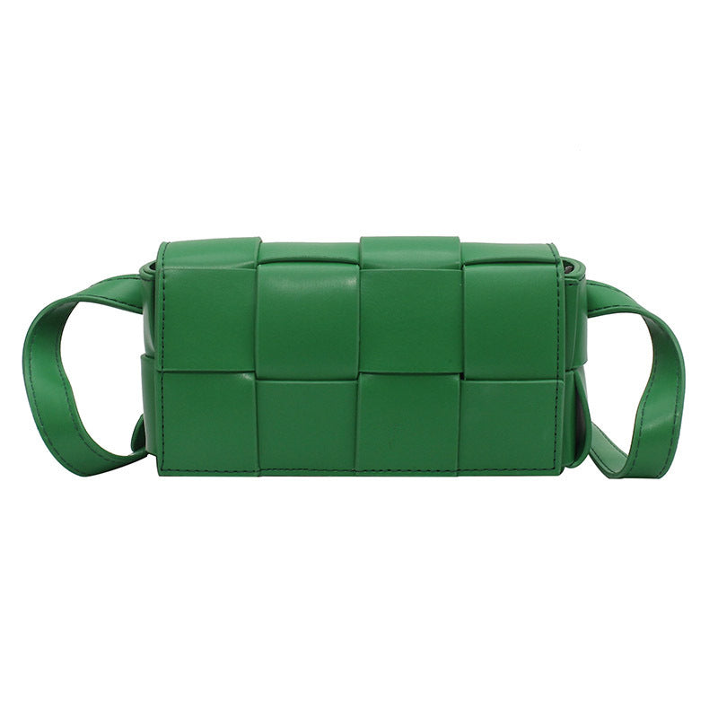 Leather Belt bag Fashion All-match Chest Bag Shoulder Messenger Small Square Bag