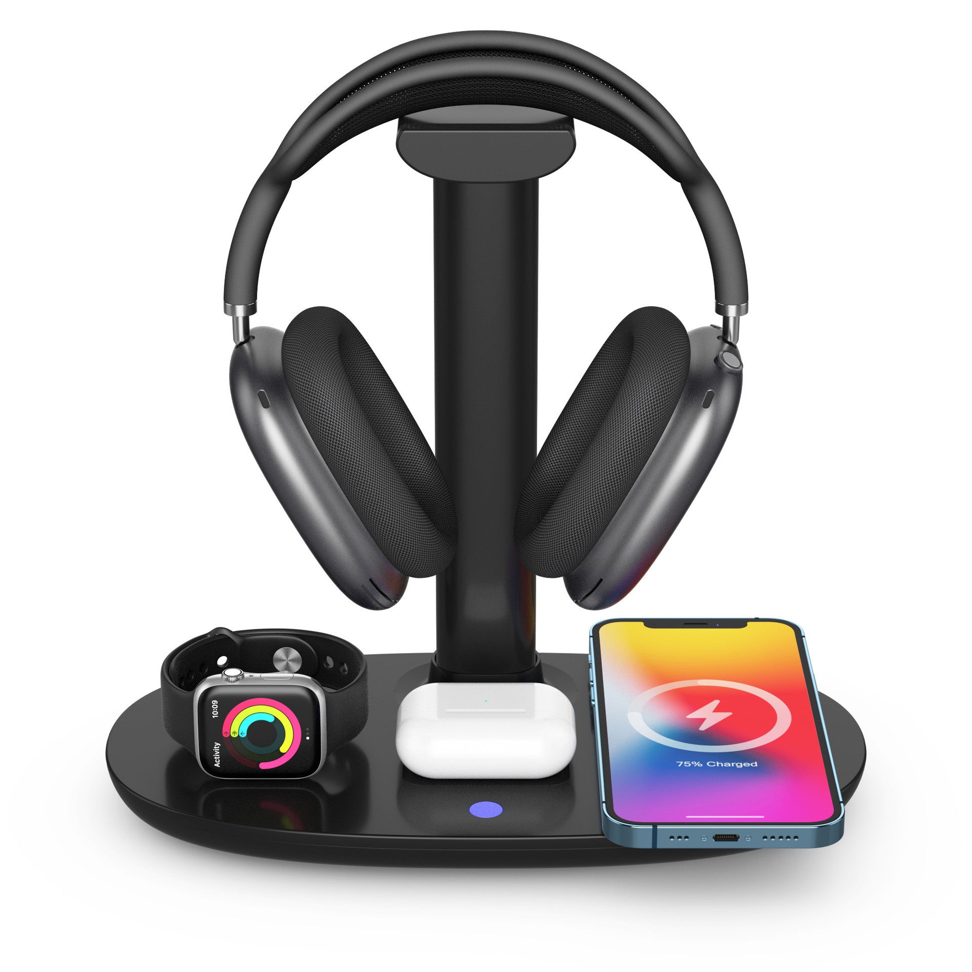 Four-in-one Wireless Charging Headset Bracket Mobile Phone Bluetooth