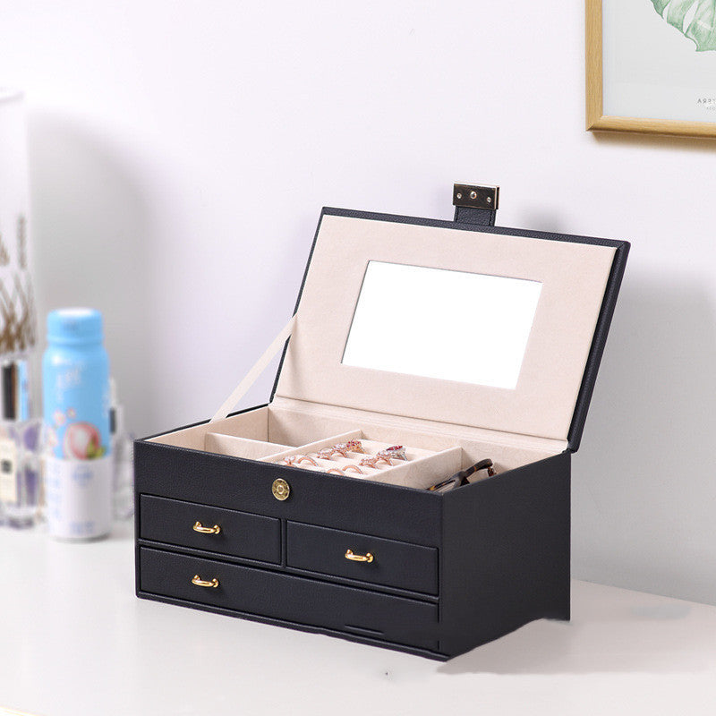 Multifunctional Large Capacity Drawer Jewelry Storage Box