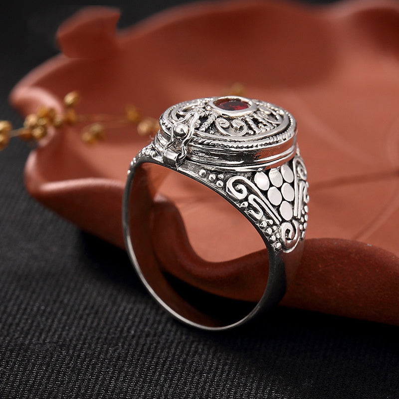 Nepal Can The Kawu Box Retro Personality Exquisite Ring